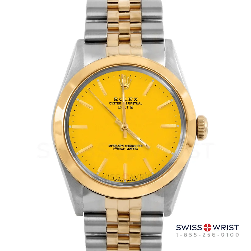 Rolex Air King 34mm | 5500-TT-YLW-STK-SMT-JBL