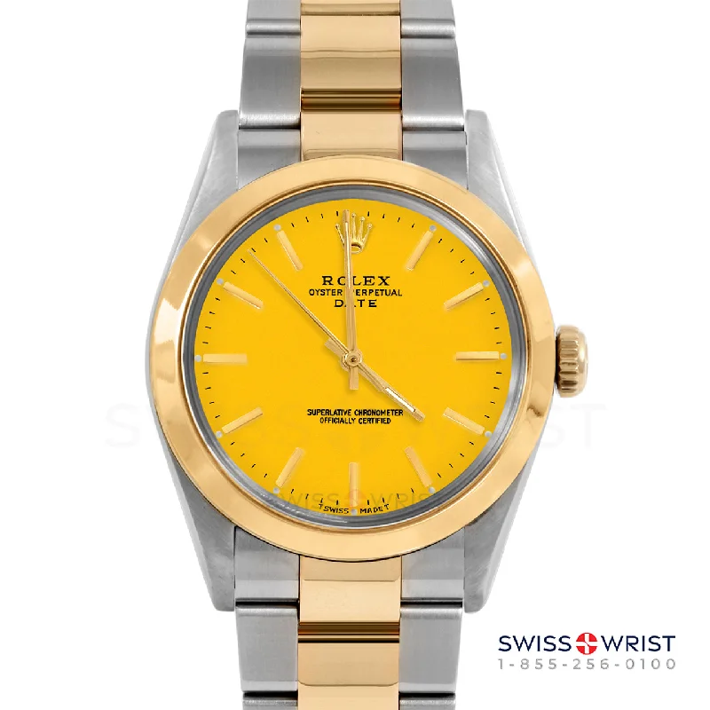 Rolex Air King 34mm | 5500-TT-YLW-STK-SMT-OYS