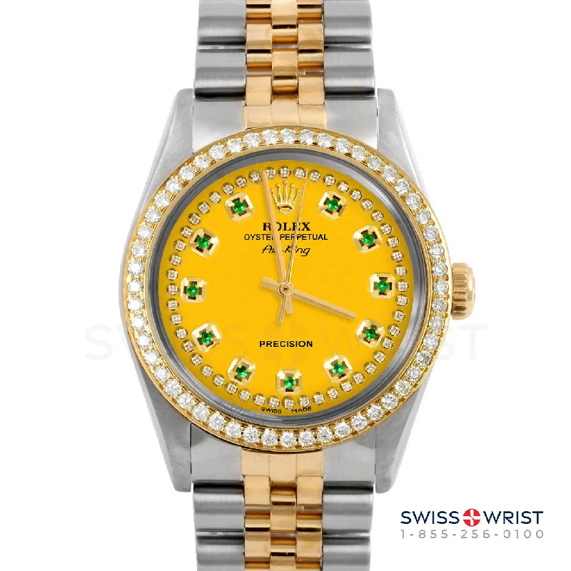 Rolex Air King 34mm | 5500-TT-YLW-STRE-BDS-JBL