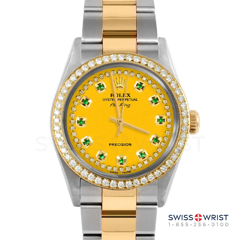 Rolex Air King 34mm | 5500-TT-YLW-STRE-BDS-OYS