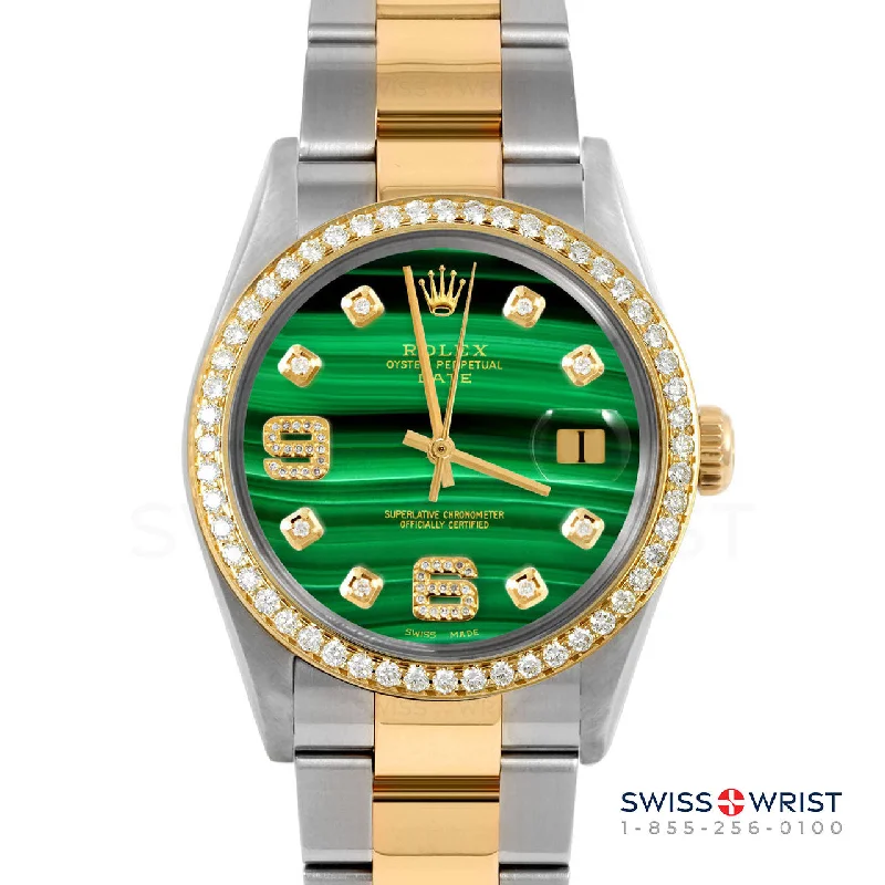 Rolex Date 34mm | 1500-TT-MLC-8DA69-BDS-OYS