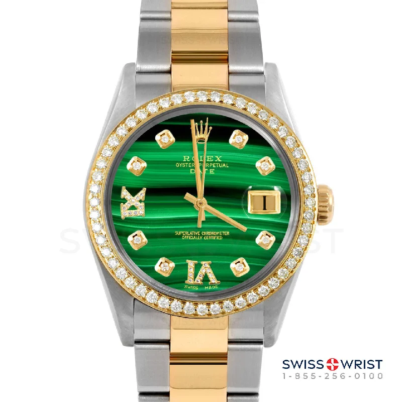 Rolex Date 34mm | 1500-TT-MLC-8DR69-BDS-OYS