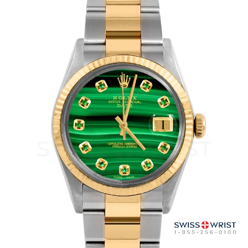 Rolex Date 34mm | 1500-TT-MLC-EMD-AM-SMT-OYS