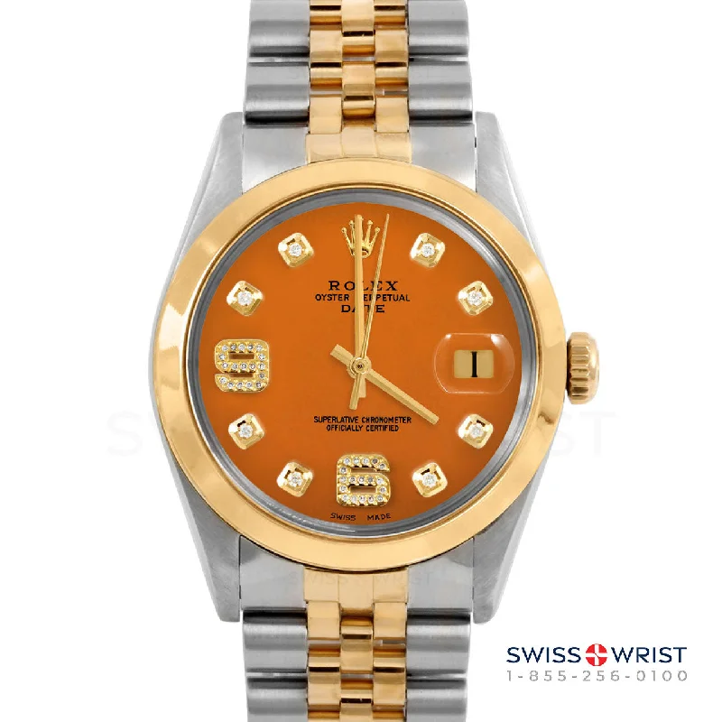 Rolex Date 34mm | 1500-TT-ORN-8DA69-SMT-JBL