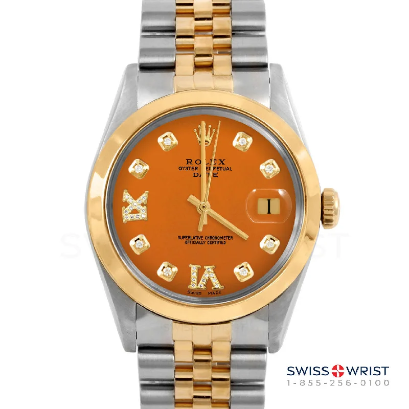 Rolex Date 34mm | 1500-TT-ORN-8DR69-SMT-JBL