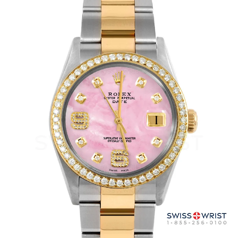 Rolex Date 34mm | 1500-TT-PMOP-8DA69-BDS-OYS