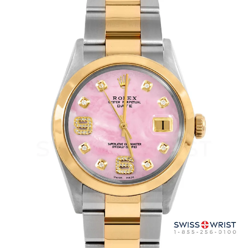 Rolex Date 34mm | 1500-TT-PMOP-8DA69-SMT-OYS