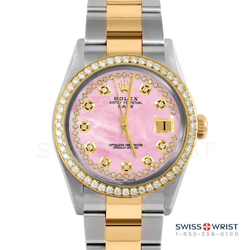 Rolex Date 34mm | 1500-TT-PMOP-STRD-BDS-OYS