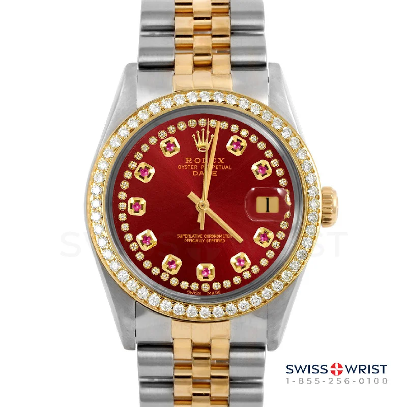 Rolex Date 34mm | 1500-TT-RED-STRR-BDS-JBL