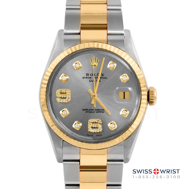 Rolex Date 34mm | 1500-TT-SLT-8DA69-FLT-OYS