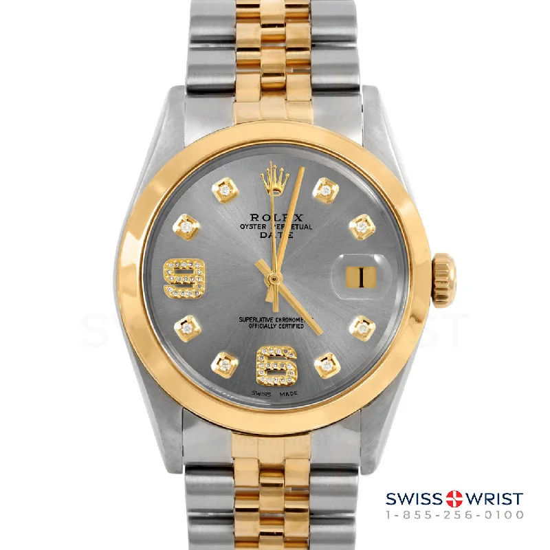 Rolex Date 34mm | 1500-TT-SLT-8DA69-SMT-JBL