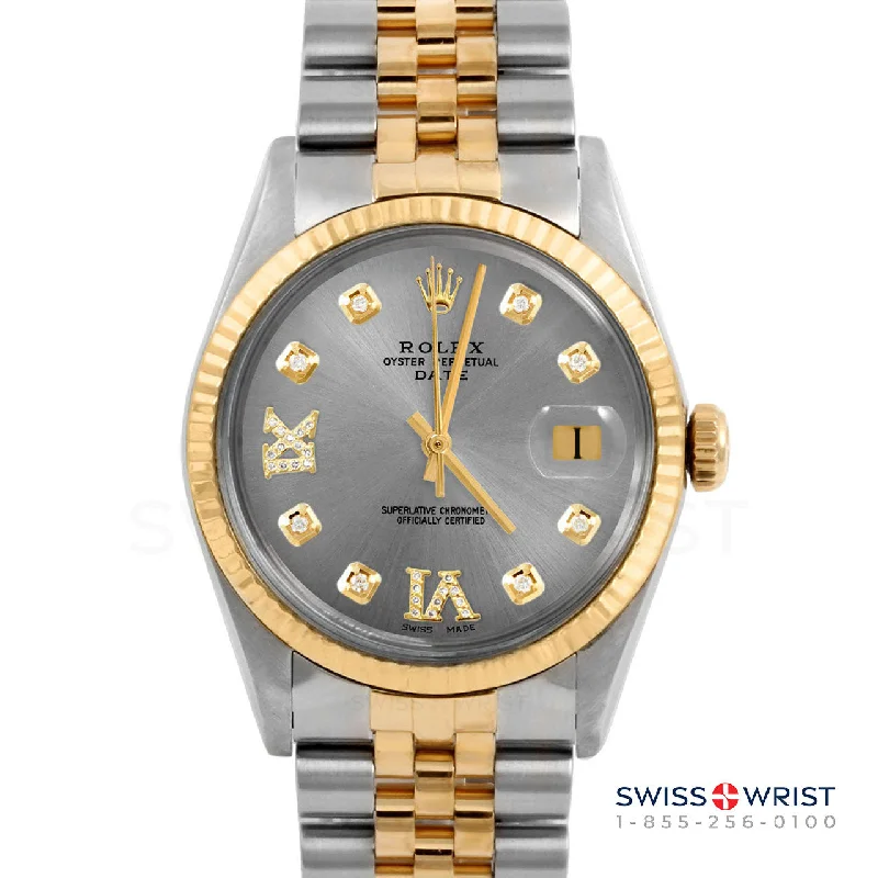 Rolex Date 34mm | 1500-TT-SLT-8DR69-FLT-JBL