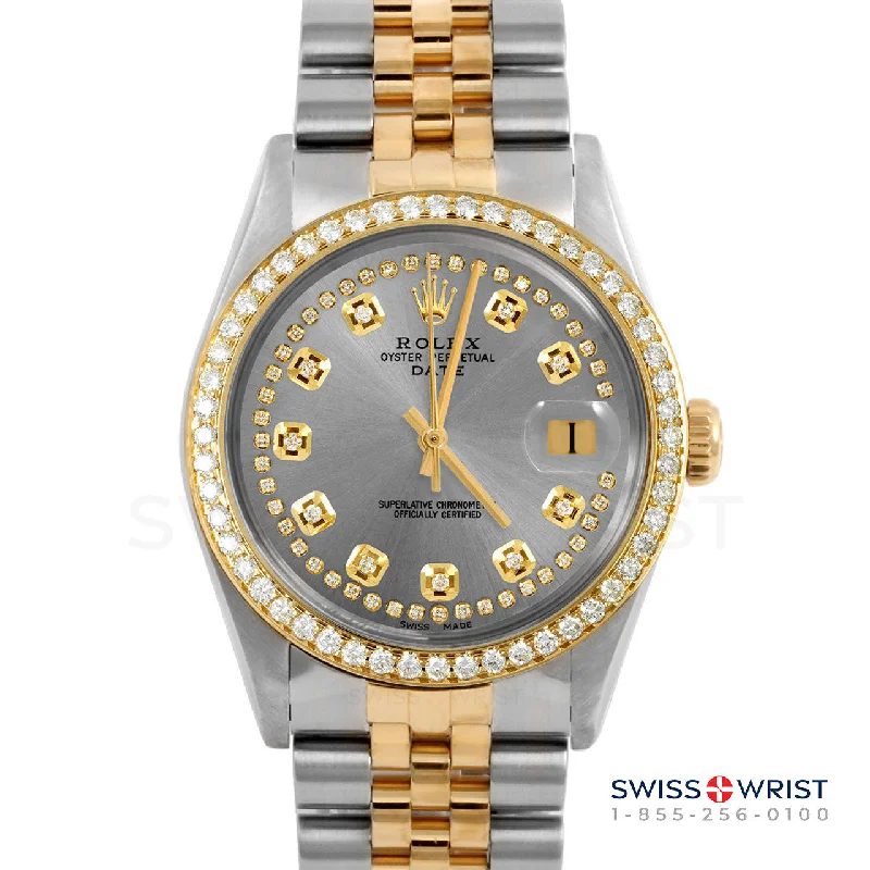 Rolex Date 34mm | 1500-TT-SLT-STRD-BDS-JBL