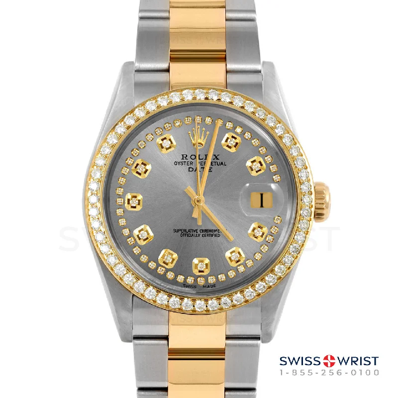 Rolex Date 34mm | 1500-TT-SLT-STRD-BDS-OYS