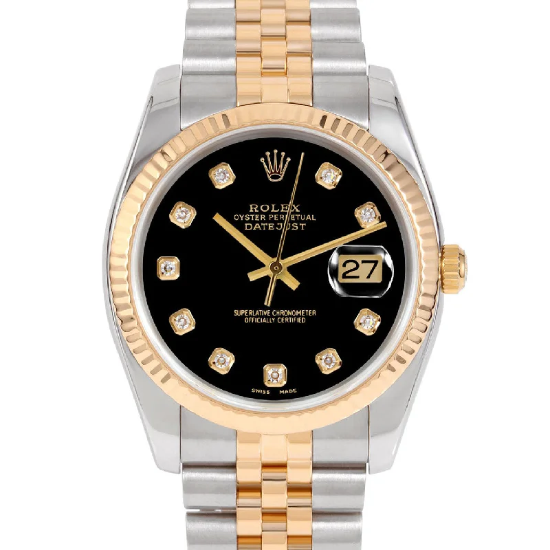 Rolex Datejust 36mm | 116233-BLK-DIA-AM-FLT-JBL