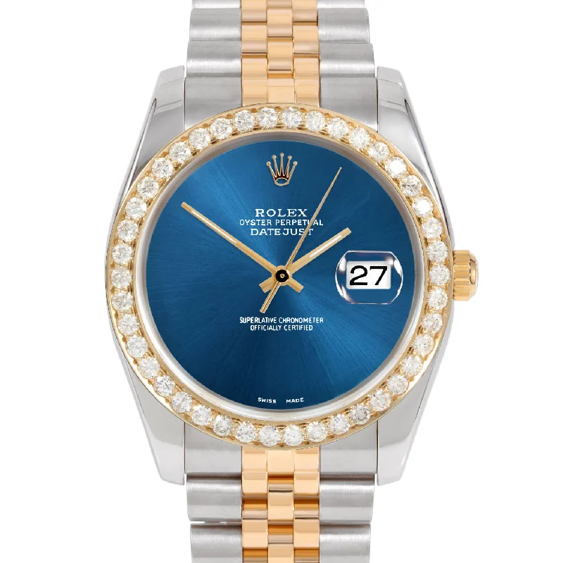 Rolex Datejust 36mm | 116233-BLU-NOHM-25CT-JBL