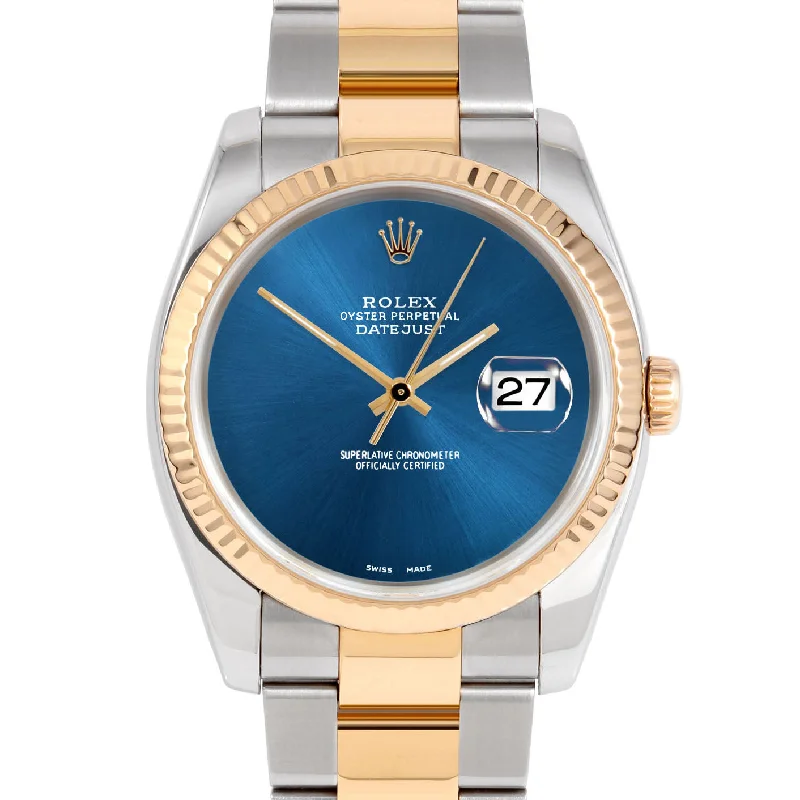 Rolex Datejust 36mm | 116233-BLU-NOHM-FLT-OYS