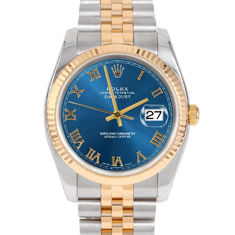 Rolex Datejust 36mm | 116233-BLU-ROM-FLT-JBL