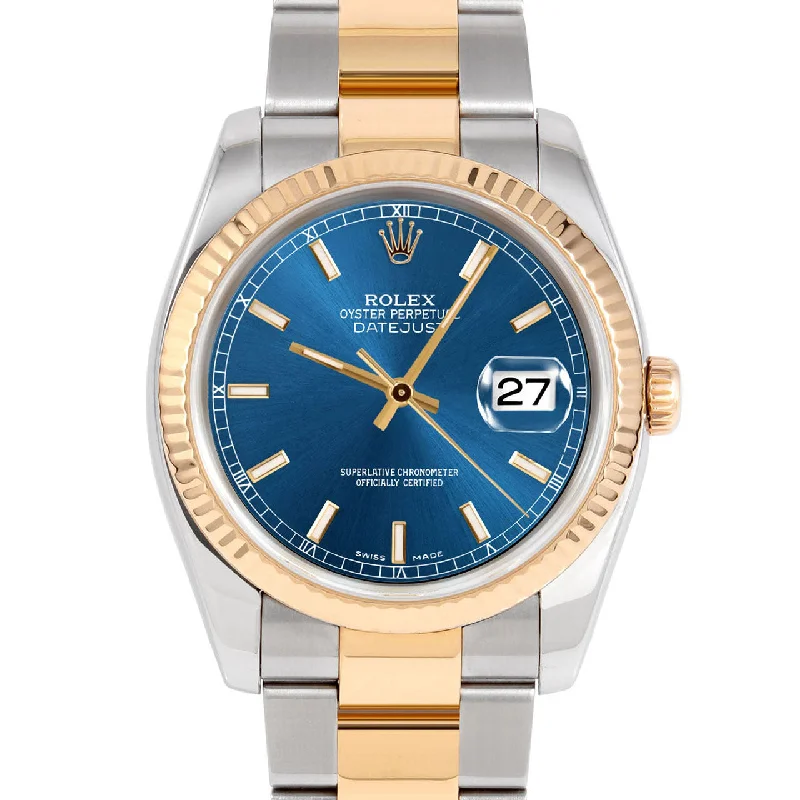 Rolex Datejust 36mm | 116233-BLU-STK-FLT-OYS