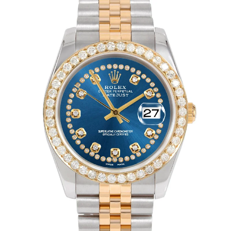 Rolex Datejust 36mm | 116233-BLU-STRD-25CT-JBL