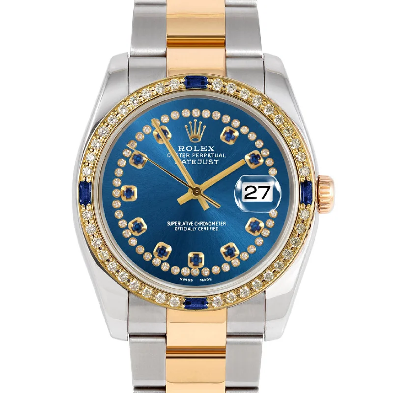 Rolex Datejust 36mm | 116233-BLU-STRS-4SPH-OYS