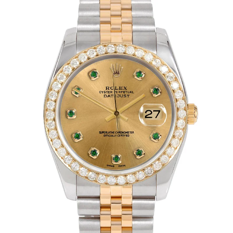 Rolex Datejust 36mm | 116233-CHM-EMD-AM-25CT-JBL