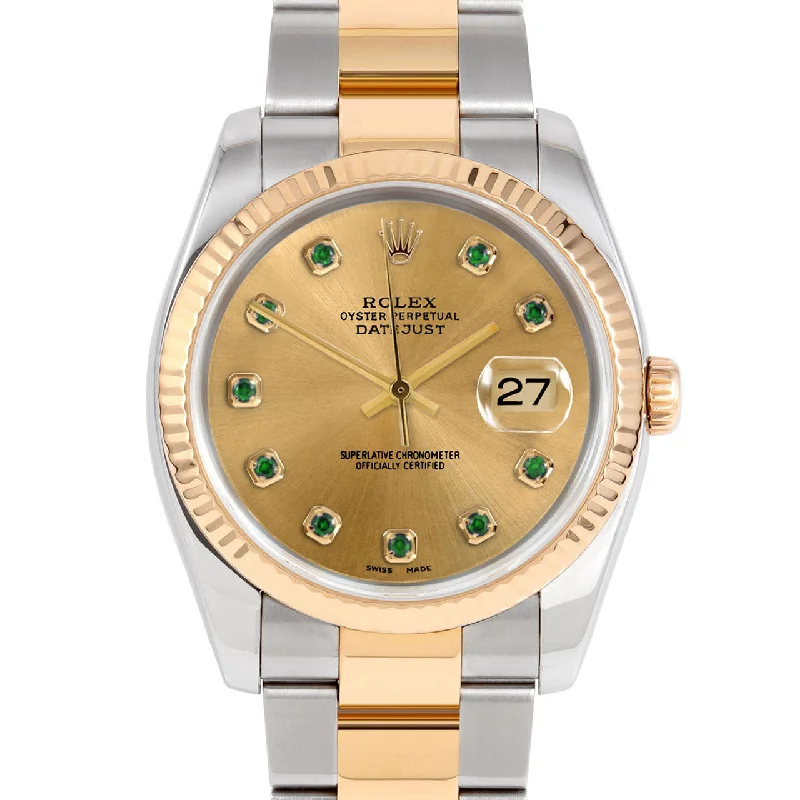 Rolex Datejust 36mm | 116233-CHM-EMD-AM-FLT-OYS