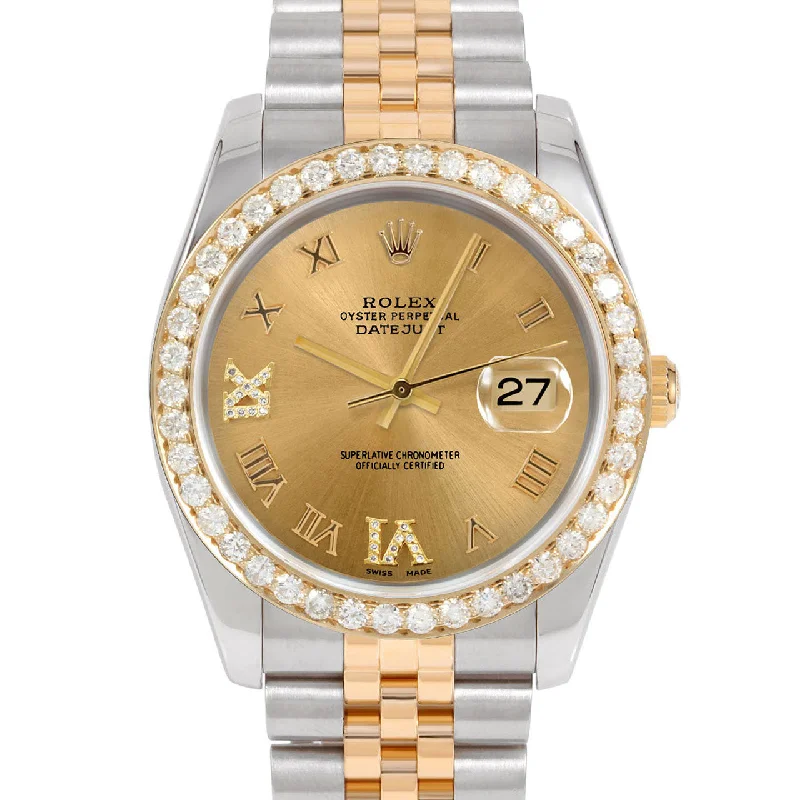 Rolex Datejust 36mm | 116233-CHM-RDR69-25CT-JBL