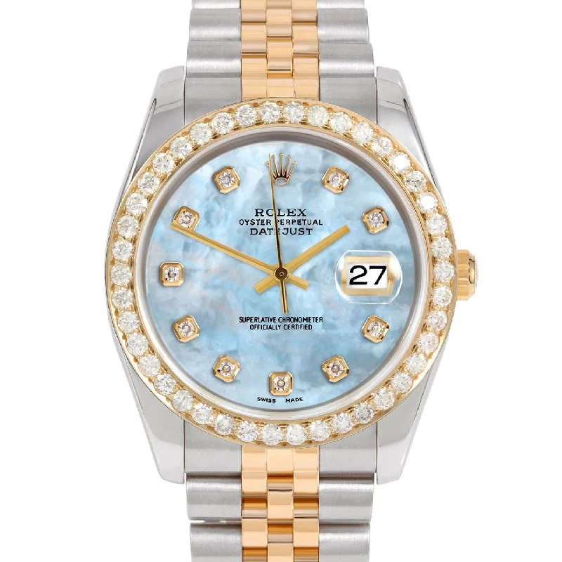 Rolex Datejust 36mm | 116233-LBMOP-DIA-AM-25CT-JBL