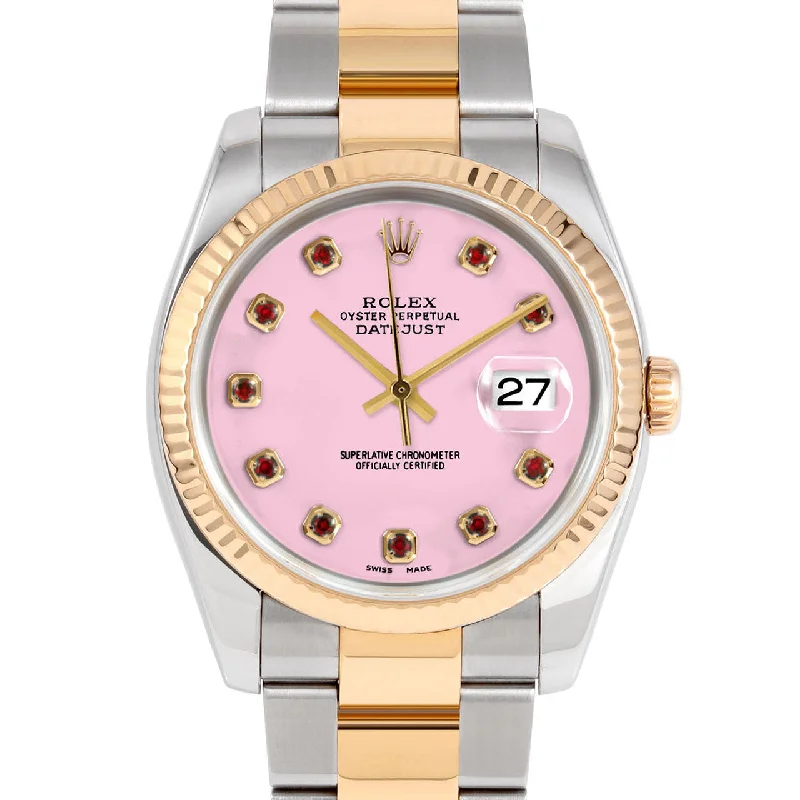 Rolex Datejust 36mm | 116233-PNK-RBY-AM-FLT-OYS