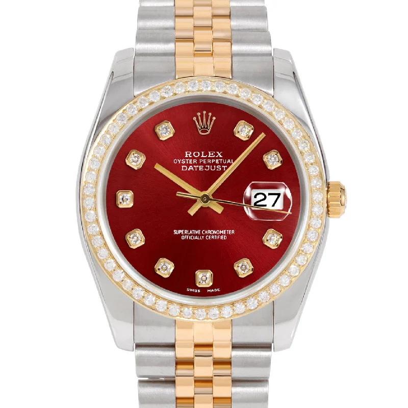 Rolex Datejust 36mm | 116233-RED-DIA-AM-BDS-JBL