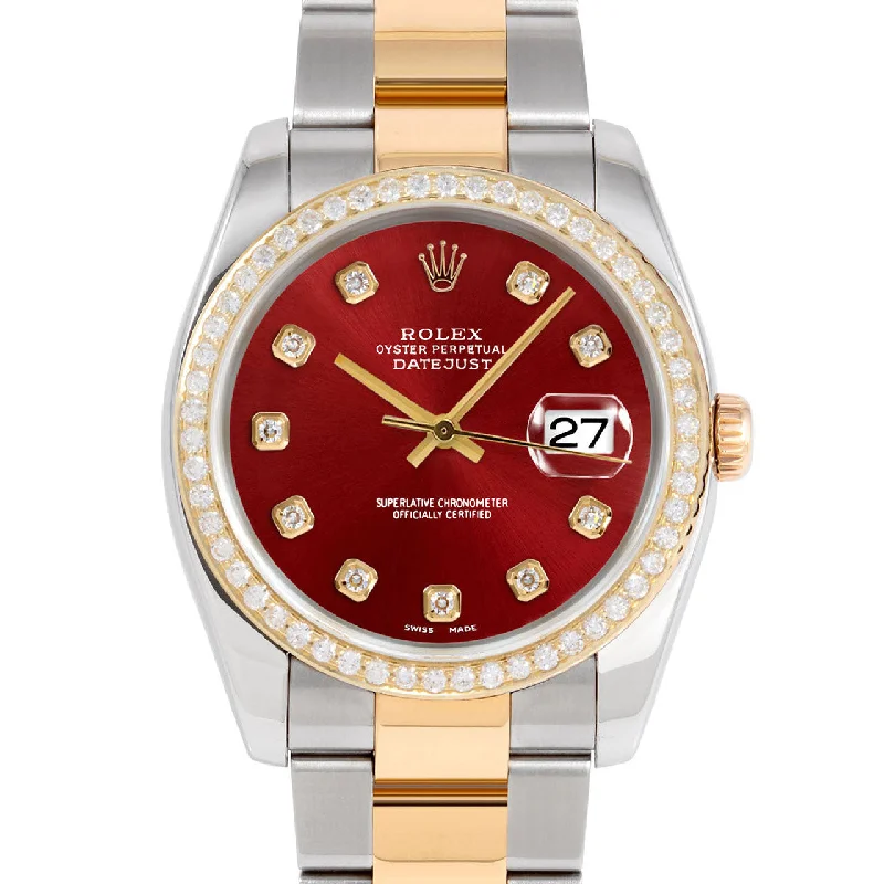 Rolex Datejust 36mm | 116233-RED-DIA-AM-BDS-OYS