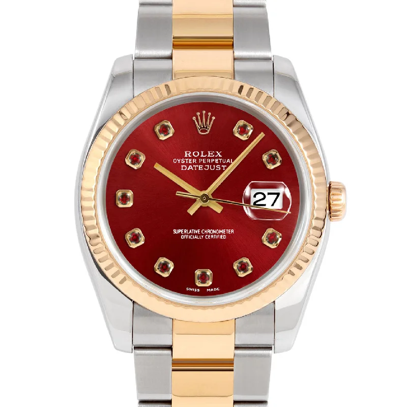 Rolex Datejust 36mm | 116233-RED-RBY-AM-FLT-OYS