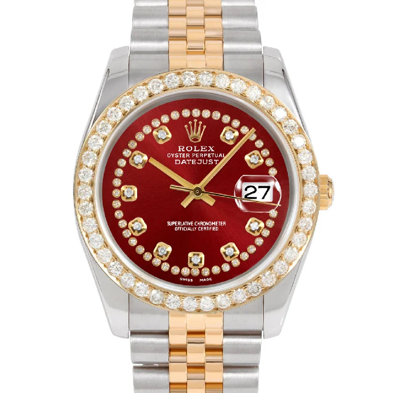 Rolex Datejust 36mm | 116233-RED-STRD-25CT-JBL