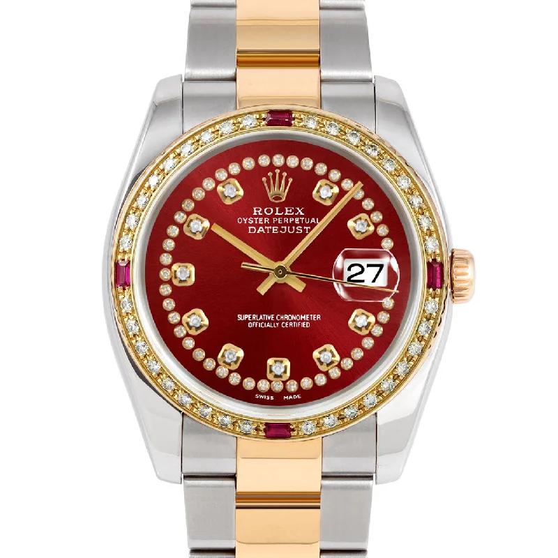 Rolex Datejust 36mm | 116233-RED-STRD-4RBY-OYS