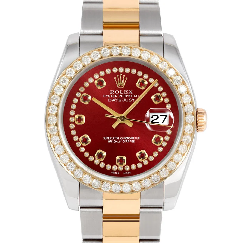 Rolex Datejust 36mm | 116233-RED-STRR-25CT-OYS