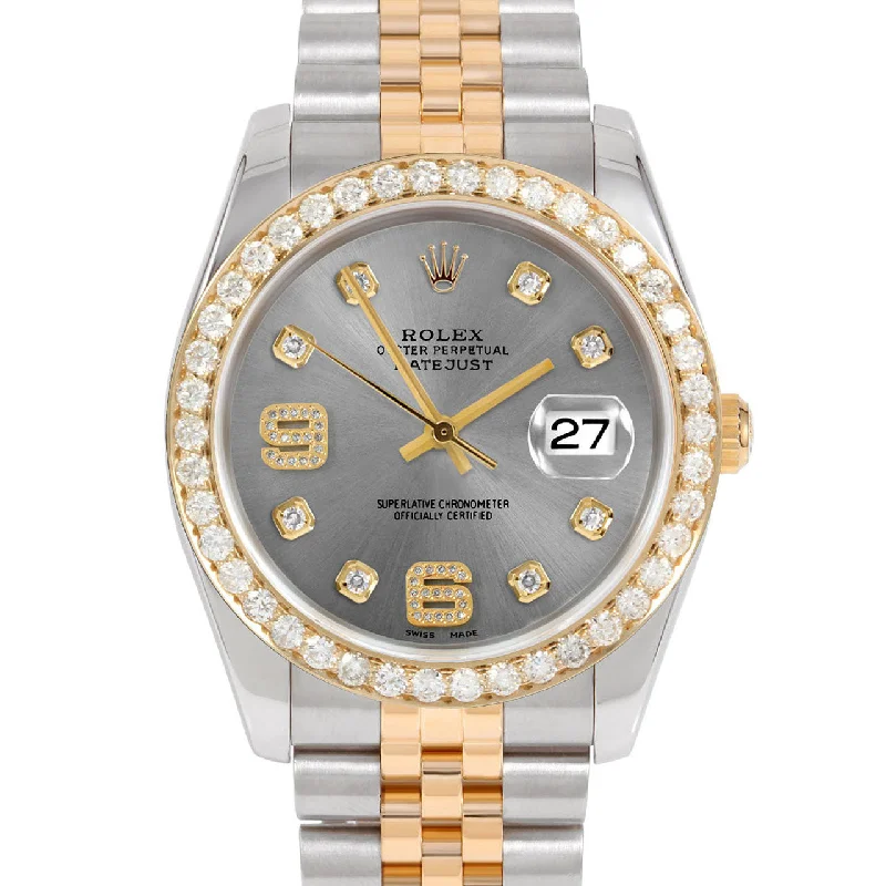 Rolex Datejust 36mm | 116233-SLT-8DA69-25CT-JBL