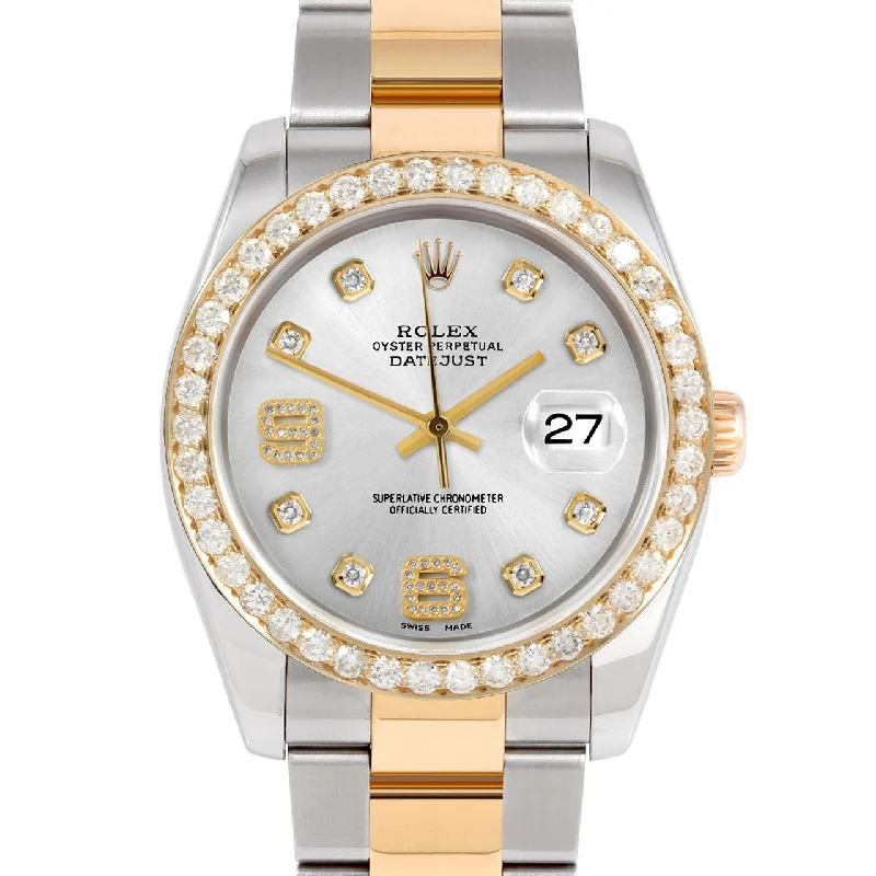 Rolex Datejust 36mm | 116233-SLV-8DA69-25CT-OYS