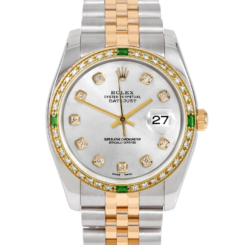 Rolex Datejust 36mm | 116233-SLV-DIA-AM-4EMD-JBL