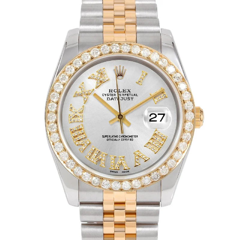 Rolex Datejust 36mm | 116233-SLV-FDR-25CT-JBL