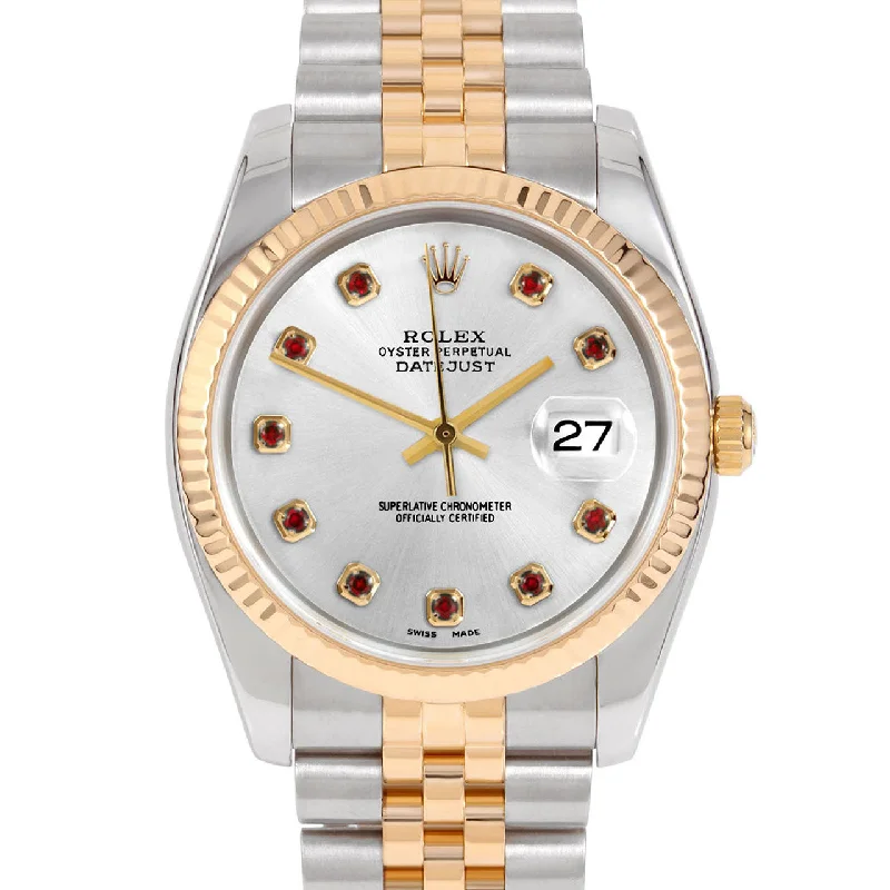 Rolex Datejust 36mm | 116233-SLV-RBY-AM-FLT-JBL