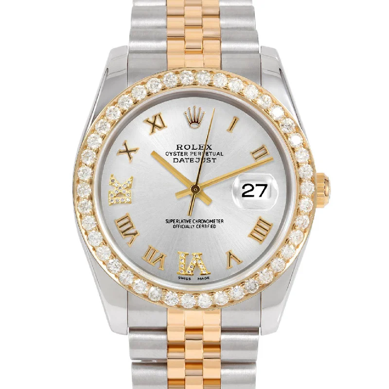 Rolex Datejust 36mm | 116233-SLV-RDR69-25CT-JBL