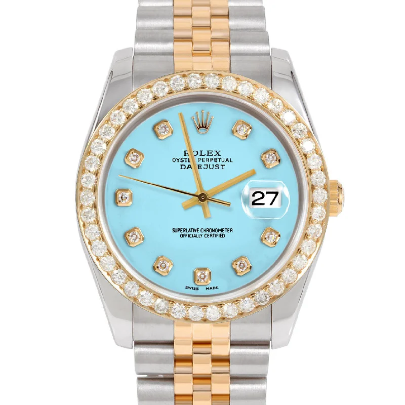 Rolex Datejust 36mm | 116233-TRQ-DIA-AM-25CT-JBL