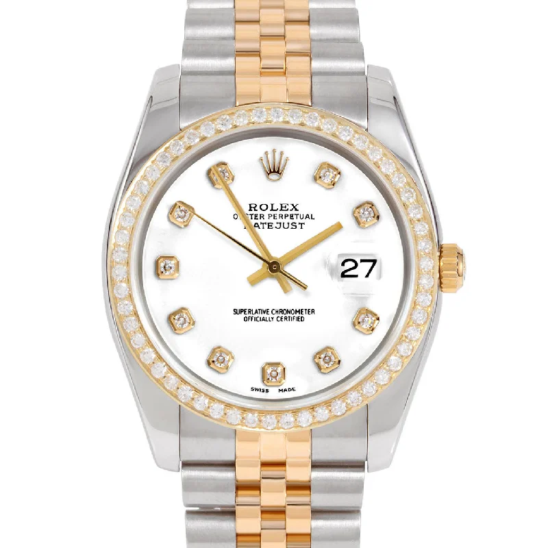 Rolex Datejust 36mm | 116233-WHT-DIA-AM-BDS-JBL