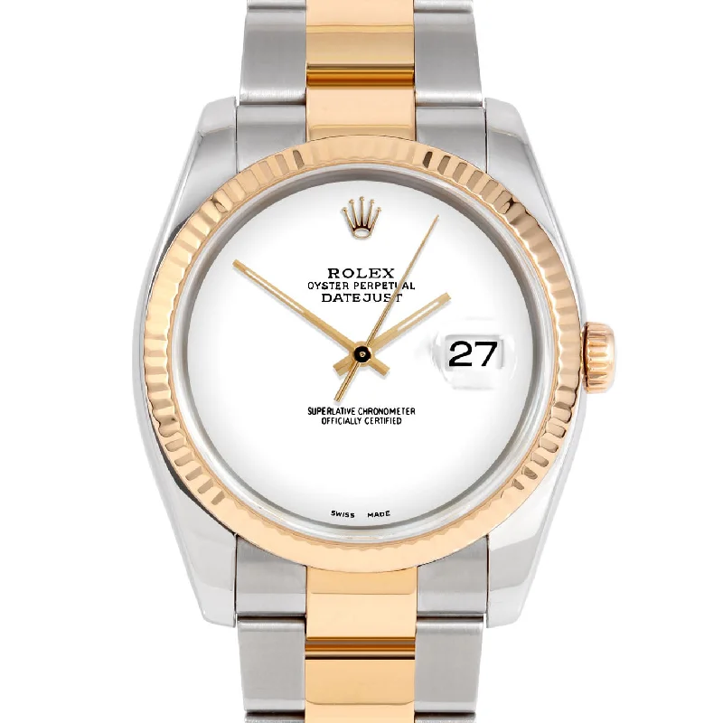 Rolex Datejust 36mm | 116233-WHT-NOHM-FLT-OYS