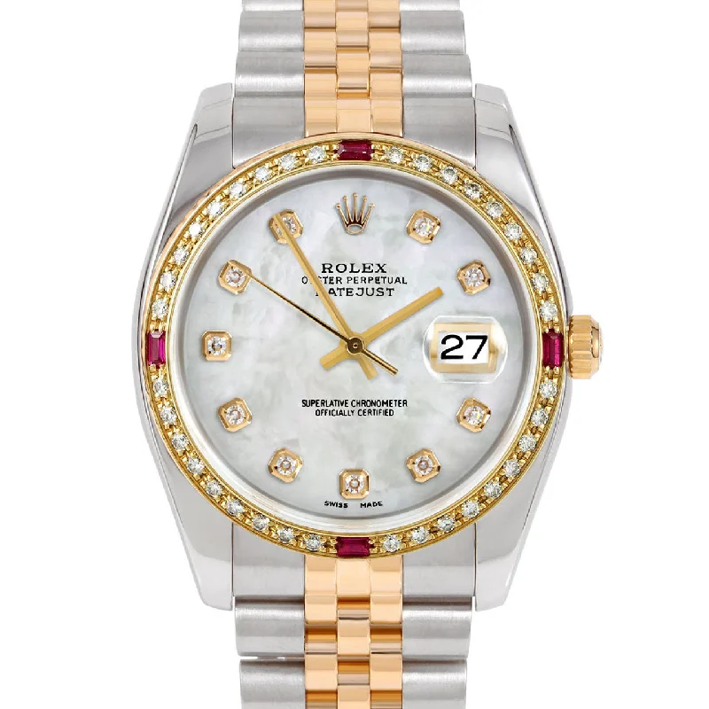 Rolex Datejust 36mm | 116233-WMOP-DIA-AM-4RBY-JBL