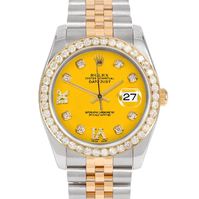 Rolex Datejust 36mm | 116233-YLW-8DR69-25CT-JBL