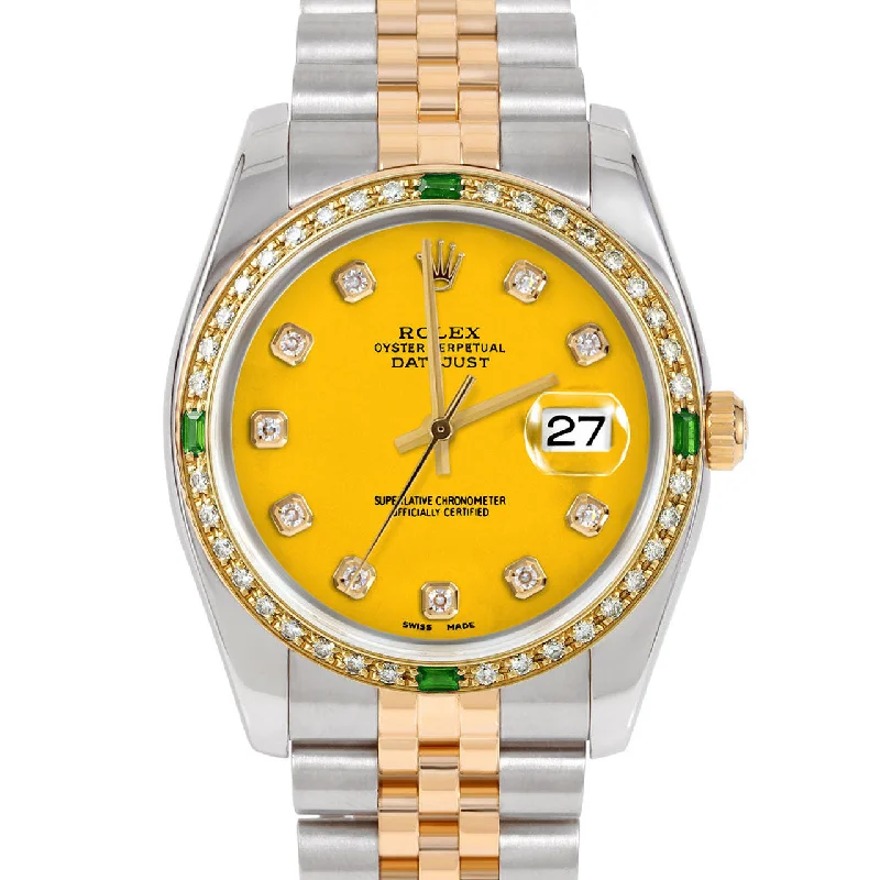 Rolex Datejust 36mm | 116233-YLW-DIA-AM-4EMD-JBL