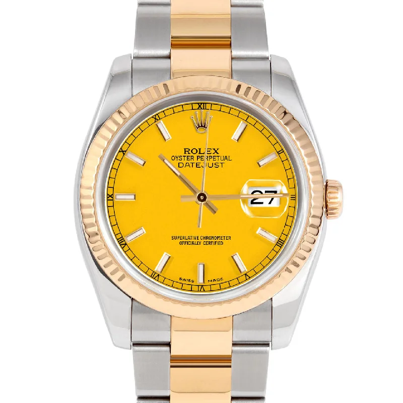 Rolex Datejust 36mm | 116233-YLW-STK-FLT-OYS