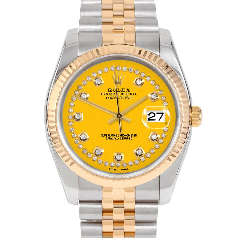 Rolex Datejust 36mm | 116233-YLW-STRD-FLT-JBL